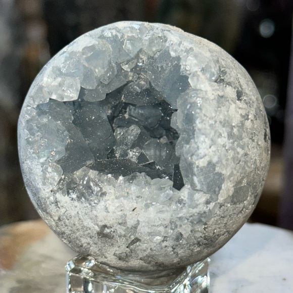 Celestite Crystal Cluster! - Picture 3 of 6
